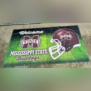 Mississippi State Bulldogs Vinyl Banner Measures 8ft x 4ft